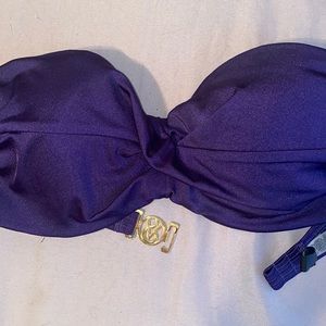 Victoria’s Secret dark blue bikini top